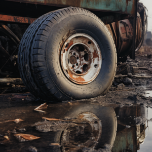 Why is your trailer tire wearing out on the inside?