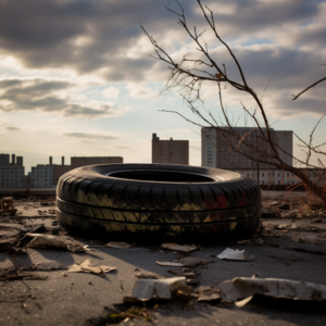 Why do people put tires on their roof?